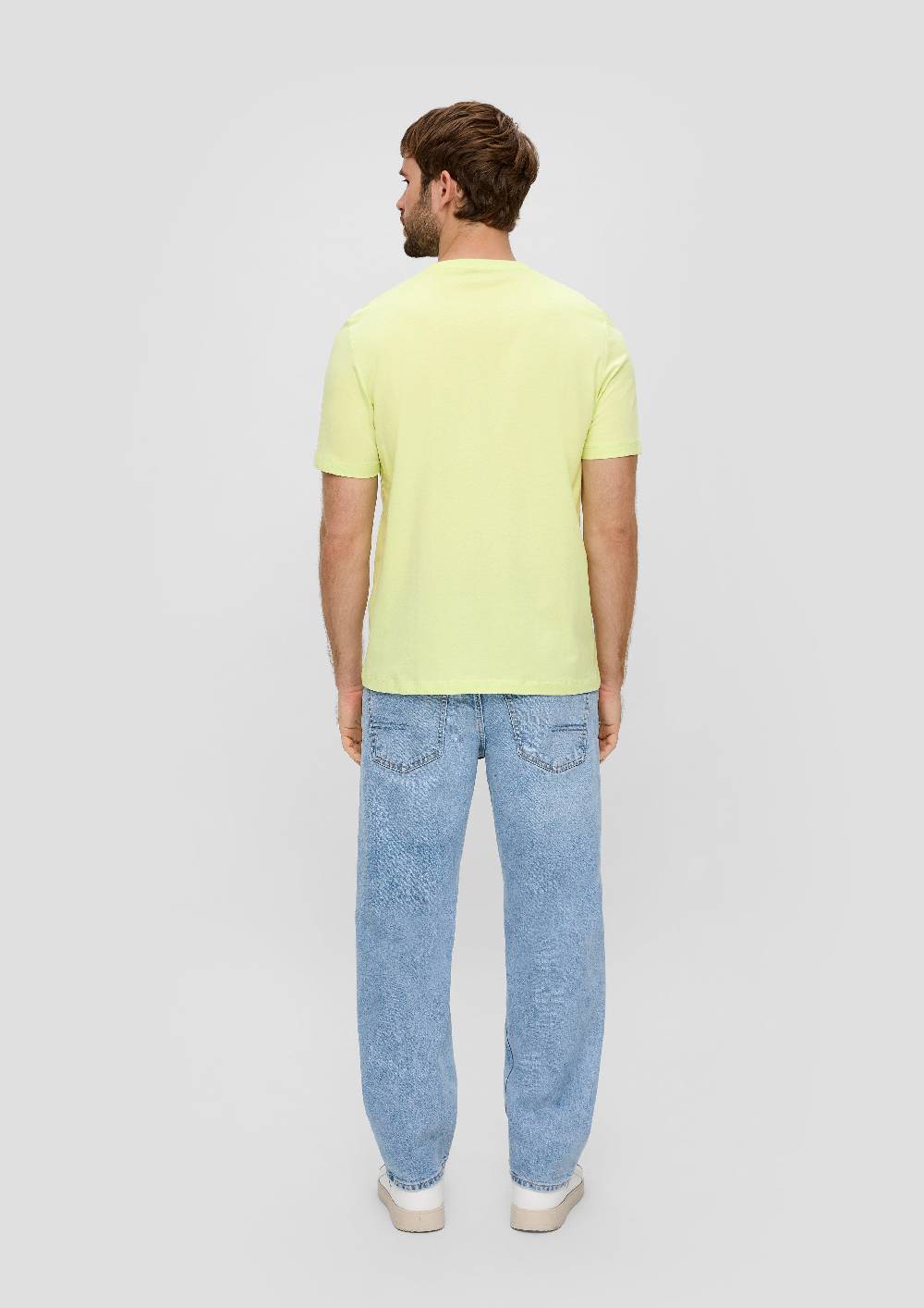 S.Oliver T-Shirt Aus Baumwolle Mit Label-Print