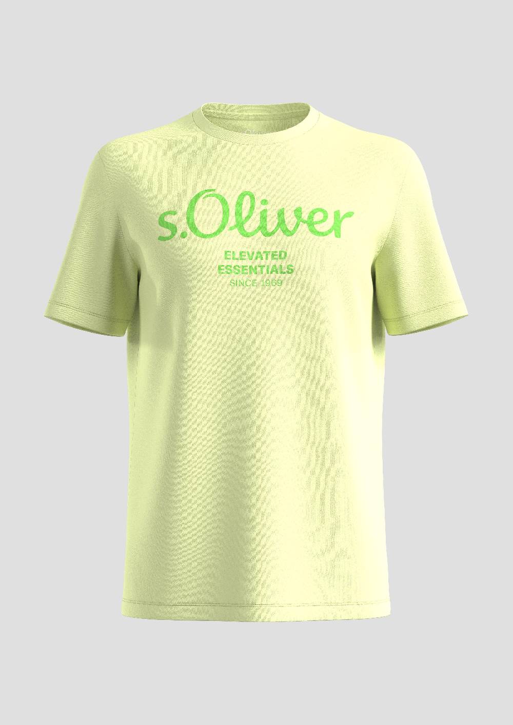 S.Oliver T-Shirt Aus Baumwolle Mit Label-Print