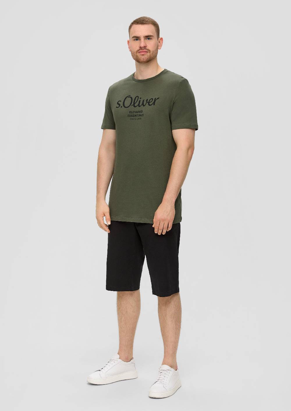 S.Oliver T-Shirt Aus Baumwolle Mit Logo-Print