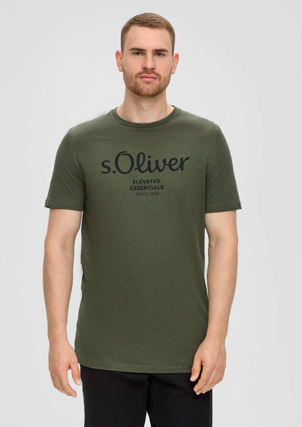 S.Oliver T-Shirt Aus Baumwolle Mit Logo-Print