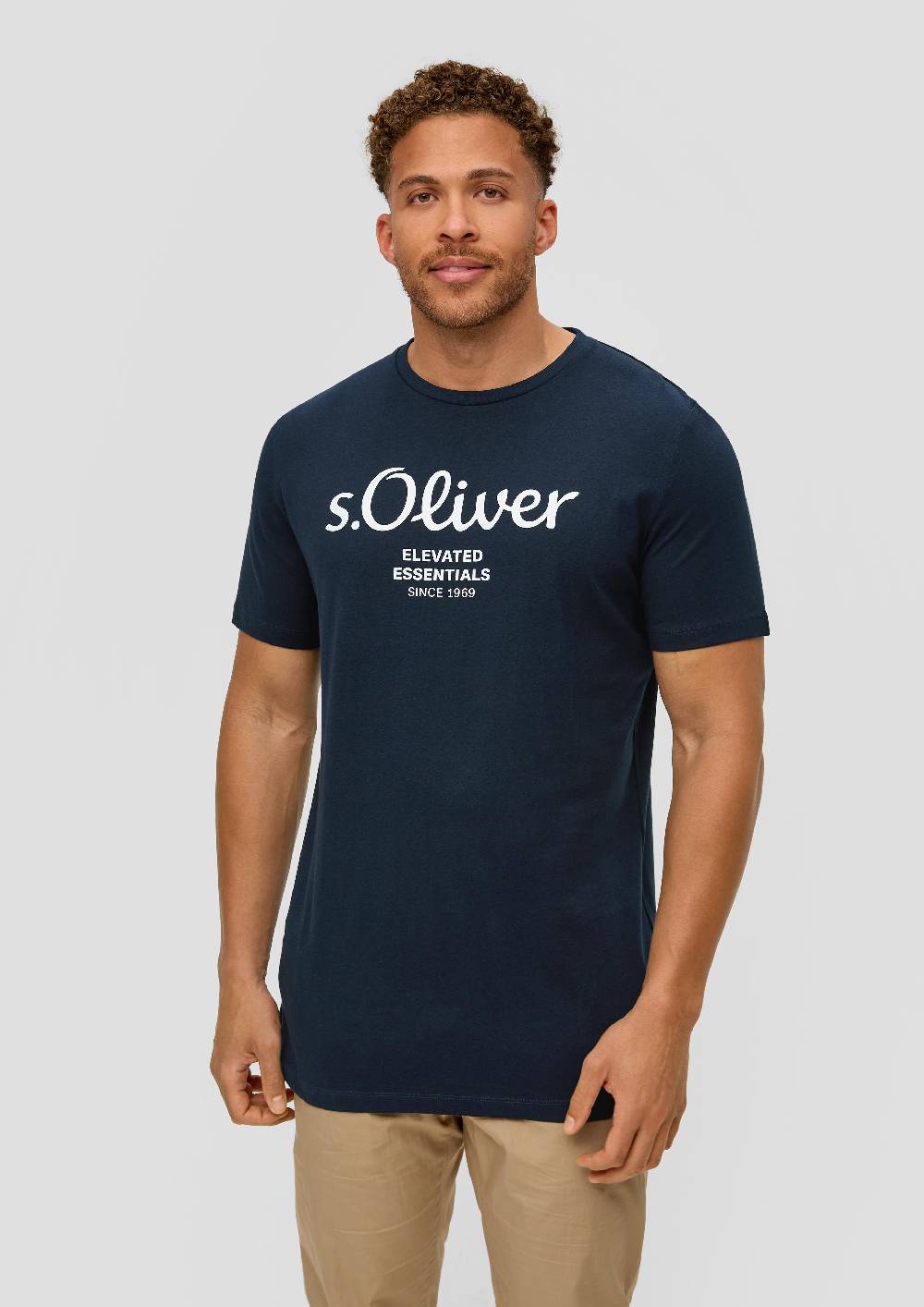 S.Oliver T-Shirt Aus Baumwolle Mit Logo-Print