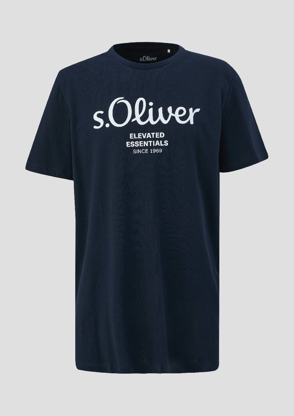S.Oliver T-Shirt Aus Baumwolle Mit Logo-Print