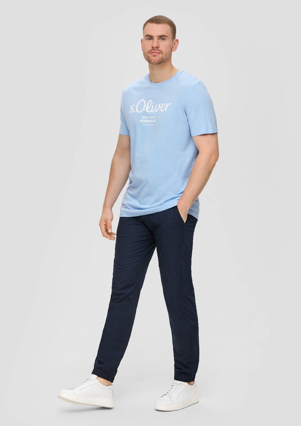S.Oliver T-Shirt Aus Baumwolle Mit Logo-Print