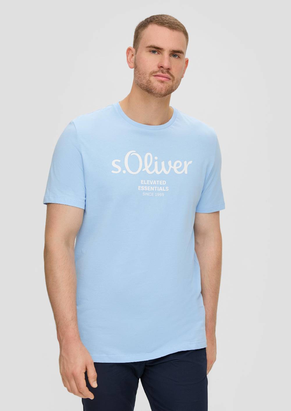 S.Oliver T-Shirt Aus Baumwolle Mit Logo-Print