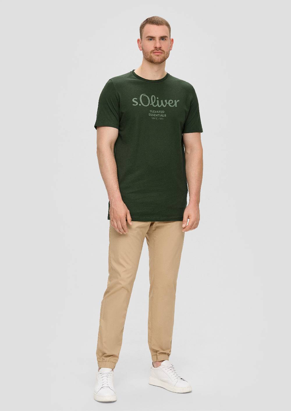S.Oliver T-Shirt Aus Baumwolle Mit Logo-Print
