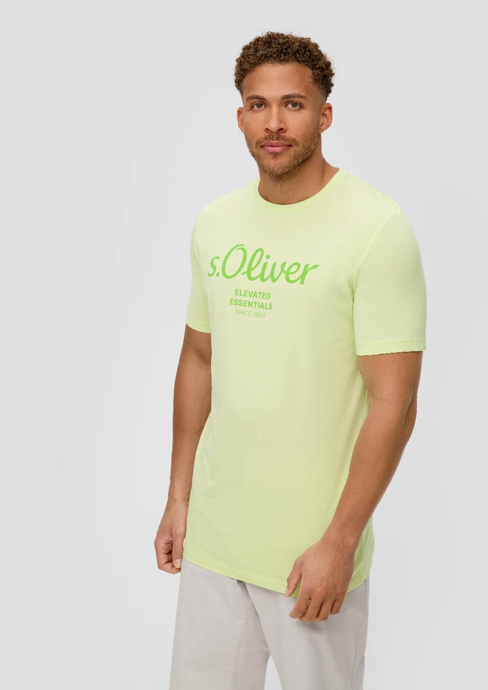 S.Oliver T-Shirt Aus Baumwolle Mit Logo-Print