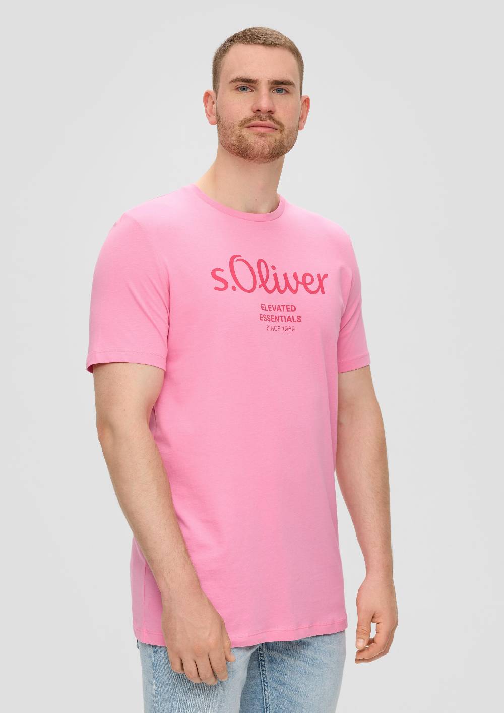 S.Oliver T-Shirt Aus Baumwolle Mit Logo-Print