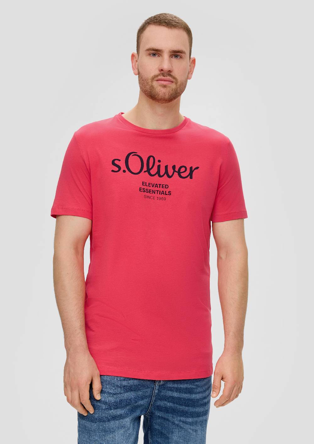 S.Oliver T-Shirt Aus Baumwolle Mit Logo-Print
