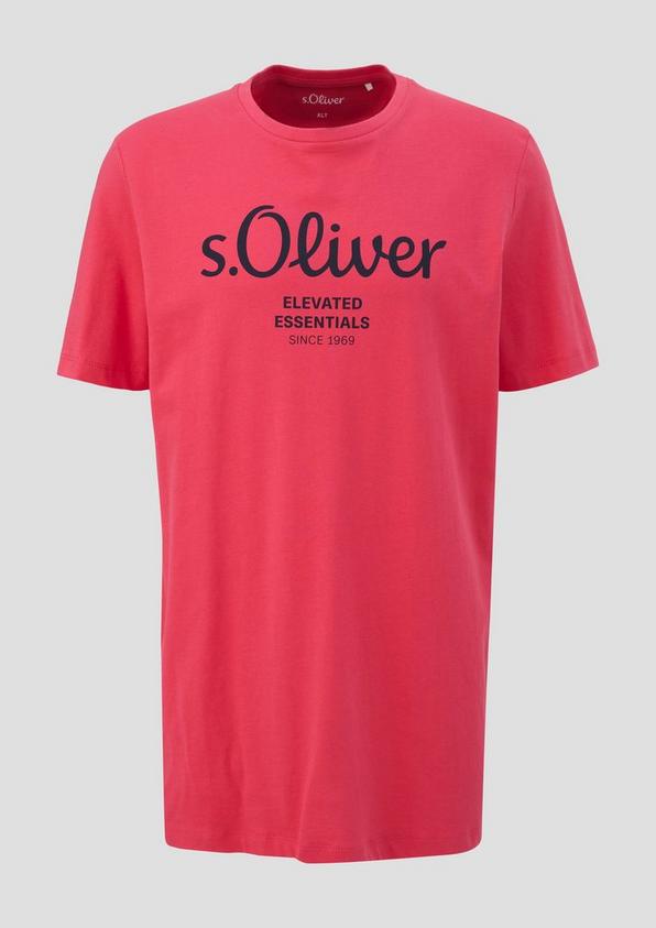 s.Oliver T-Shirt aus Baumwolle mit Logo-Print