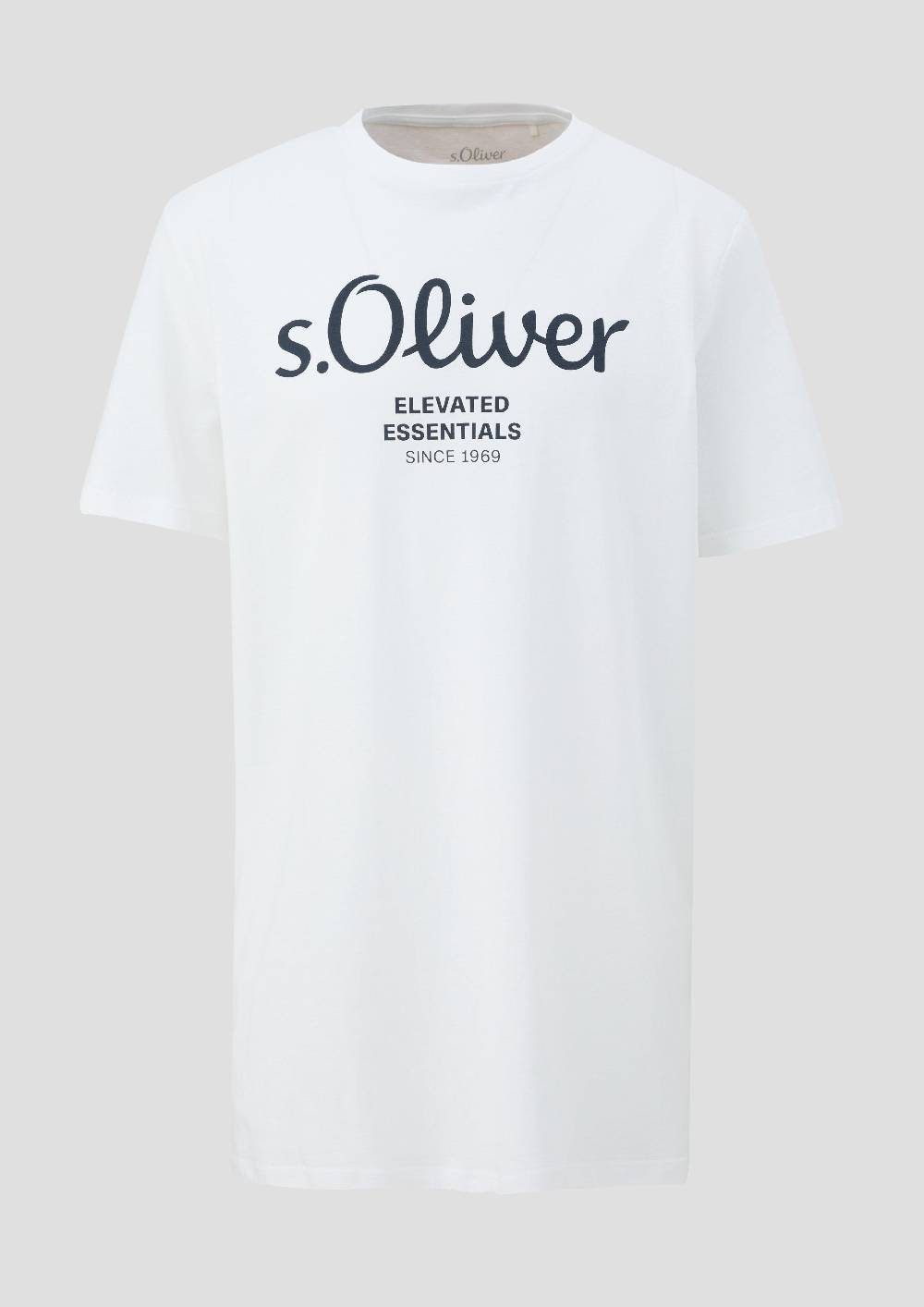 S.Oliver T-Shirt Aus Baumwolle Mit Logo-Print