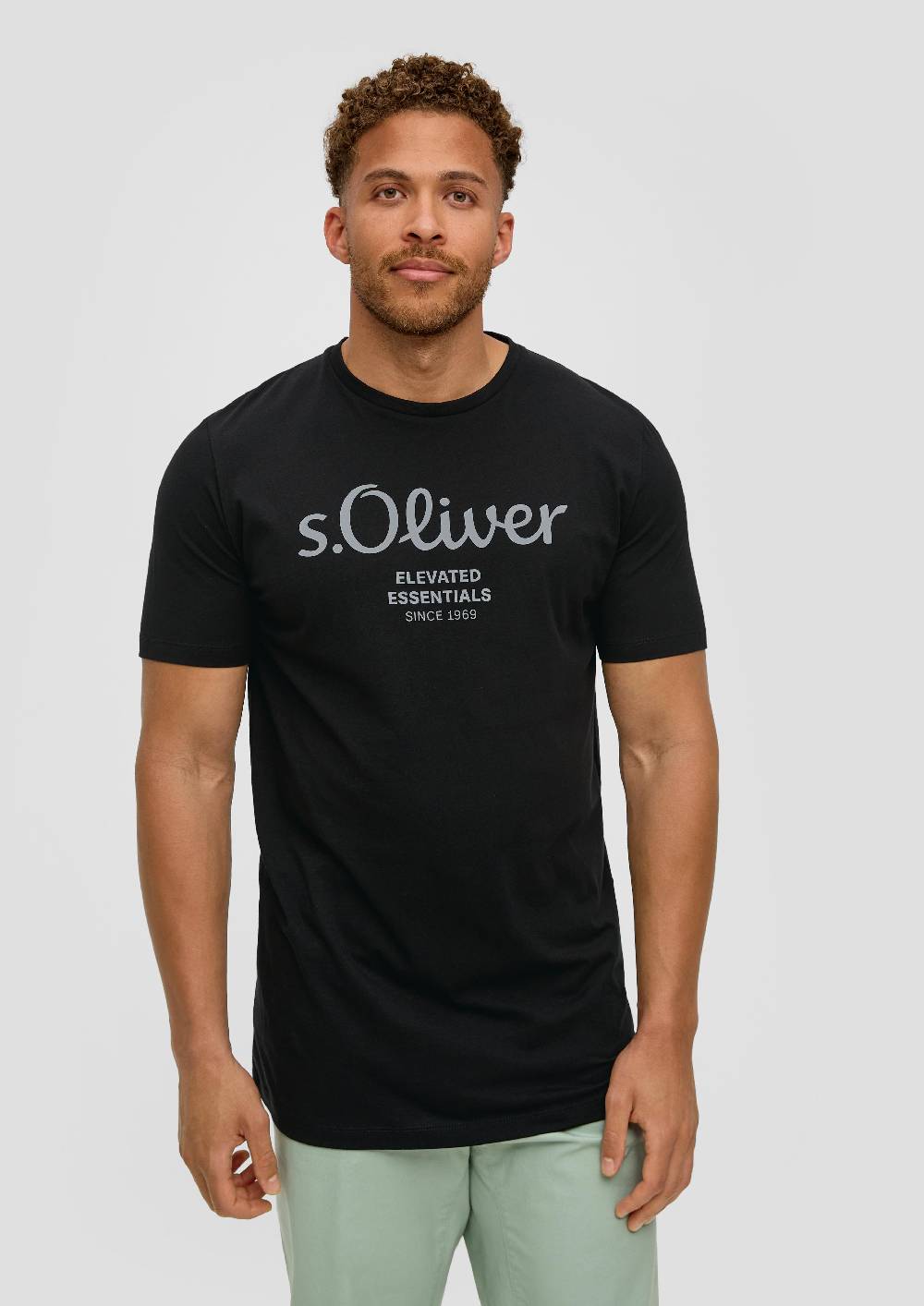 S.Oliver T-Shirt Aus Baumwolle Mit Logo-Print
