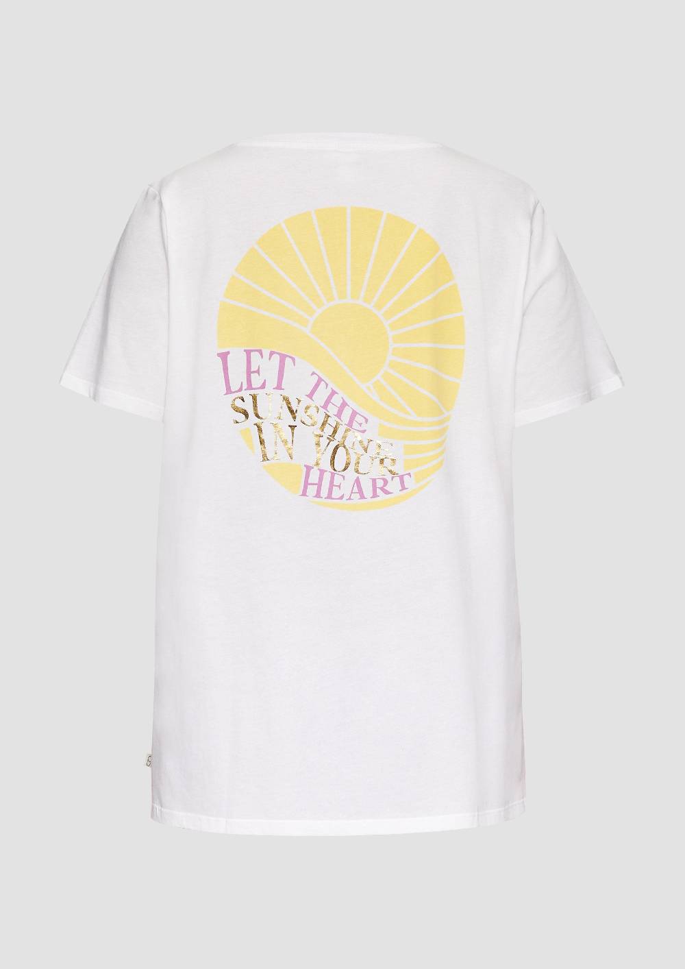 S.Oliver T-Shirt Aus Baumwolle Mit Print-Detail