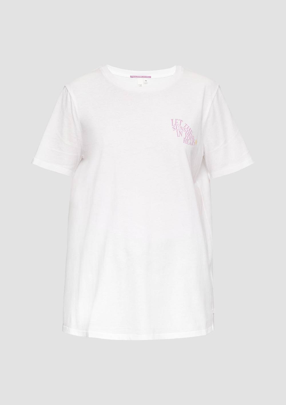 S.Oliver T-Shirt Aus Baumwolle Mit Print-Detail