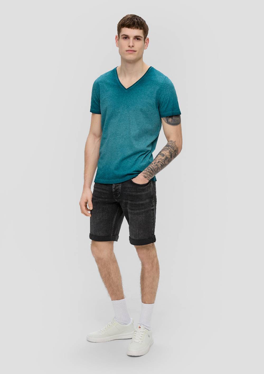 S.Oliver T-Shirt Aus Baumwollmix