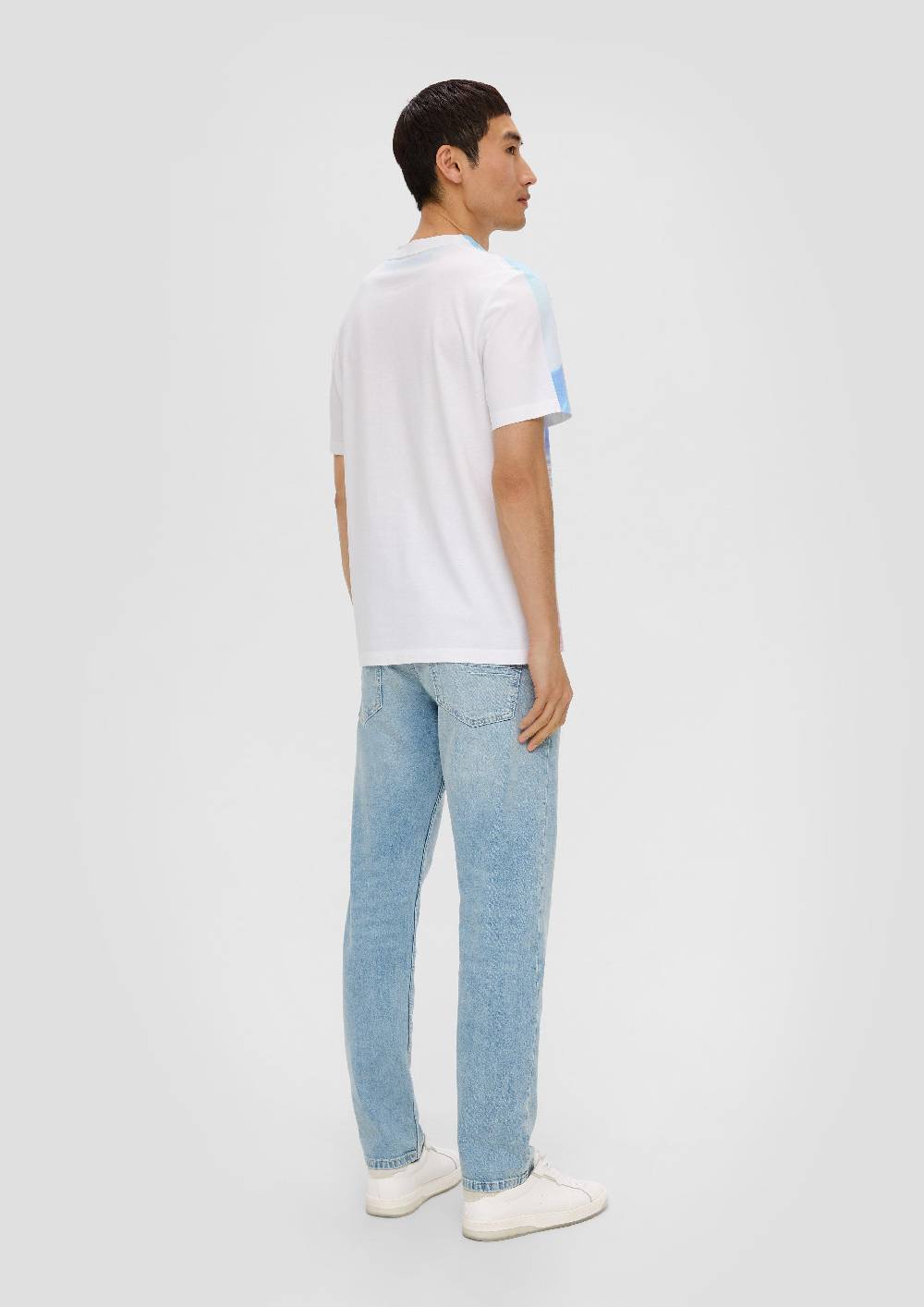 S.Oliver T-Shirt Aus Baumwollmix Mit Fotoprint
