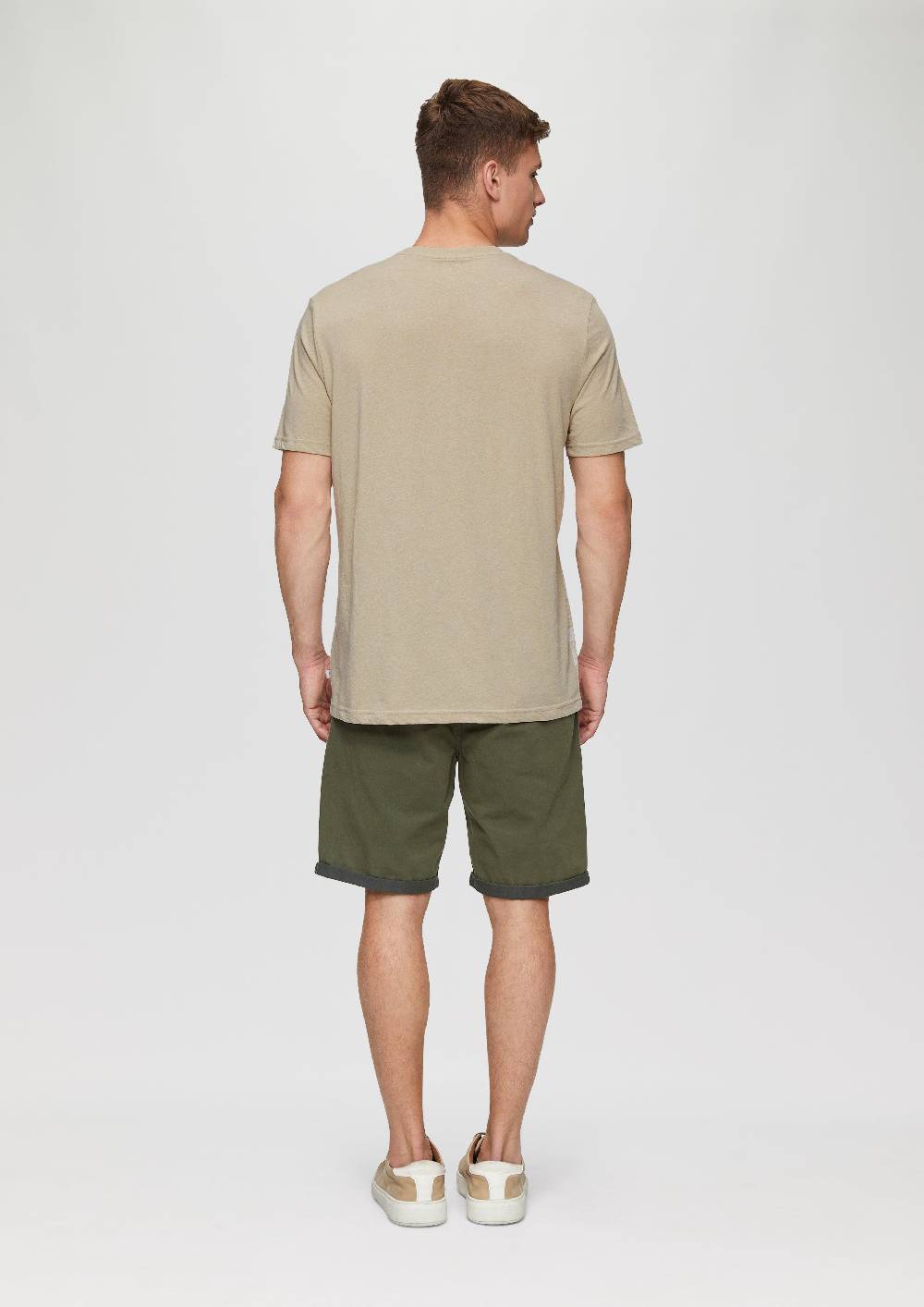 S.Oliver T-Shirt Aus Baumwollmix Mit Logo-Detail