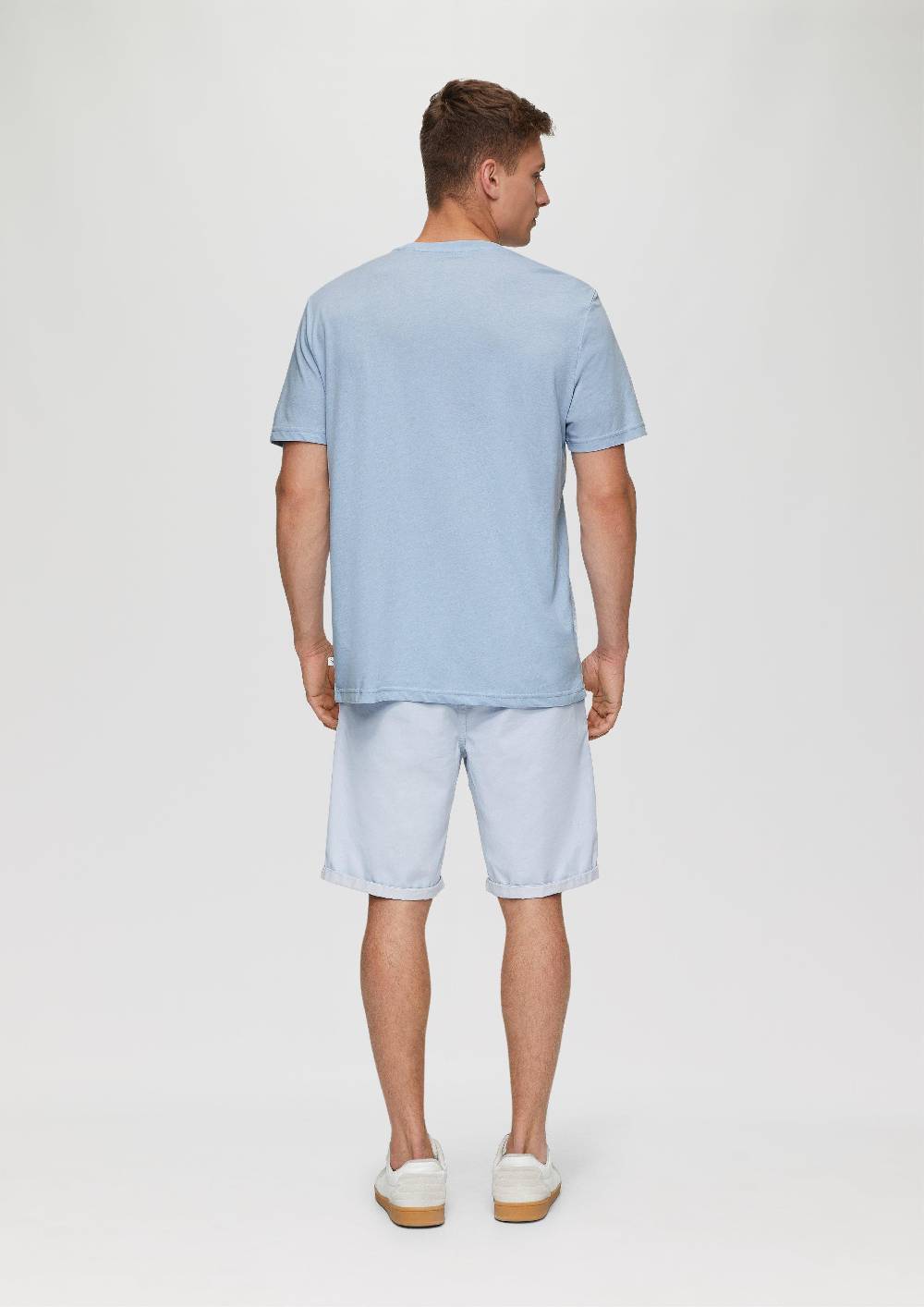 S.Oliver T-Shirt Aus Baumwollmix Mit Logo-Detail