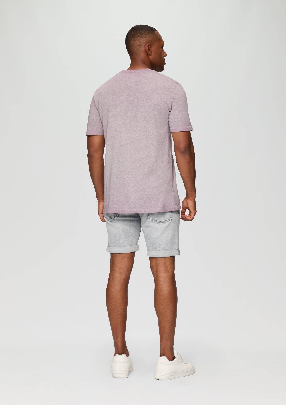 S.Oliver T-Shirt Aus Baumwollmix Mit Wascheffekt