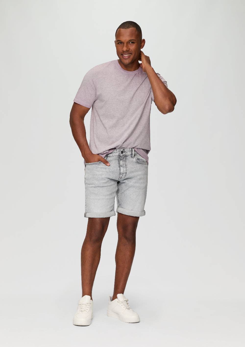 S.Oliver T-Shirt Aus Baumwollmix Mit Wascheffekt