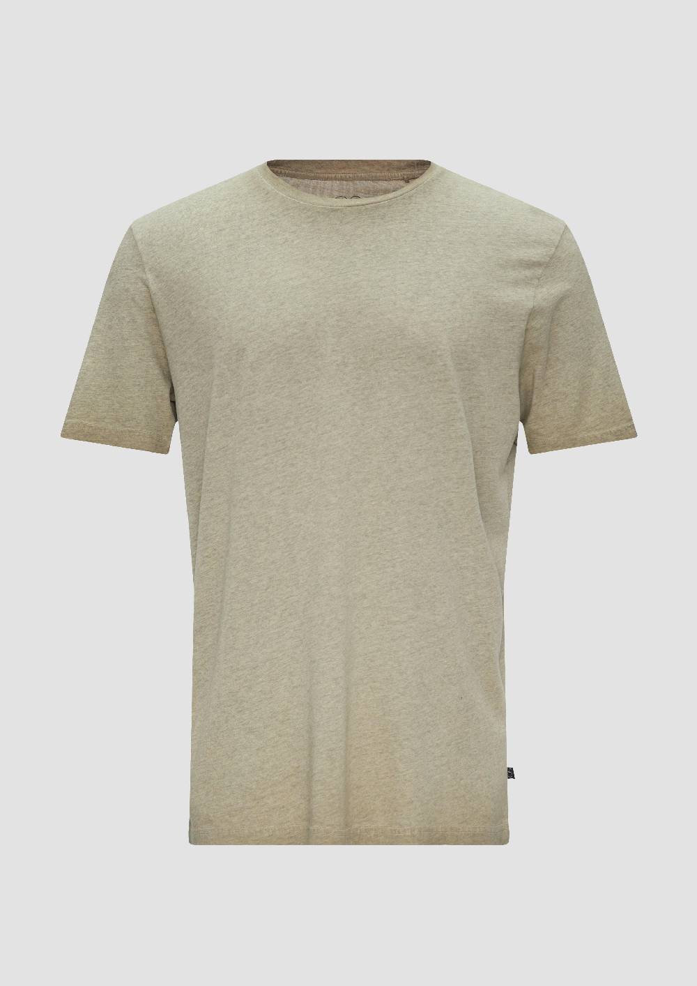 S.Oliver T-Shirt Aus Baumwollmix Mit Wascheffekt