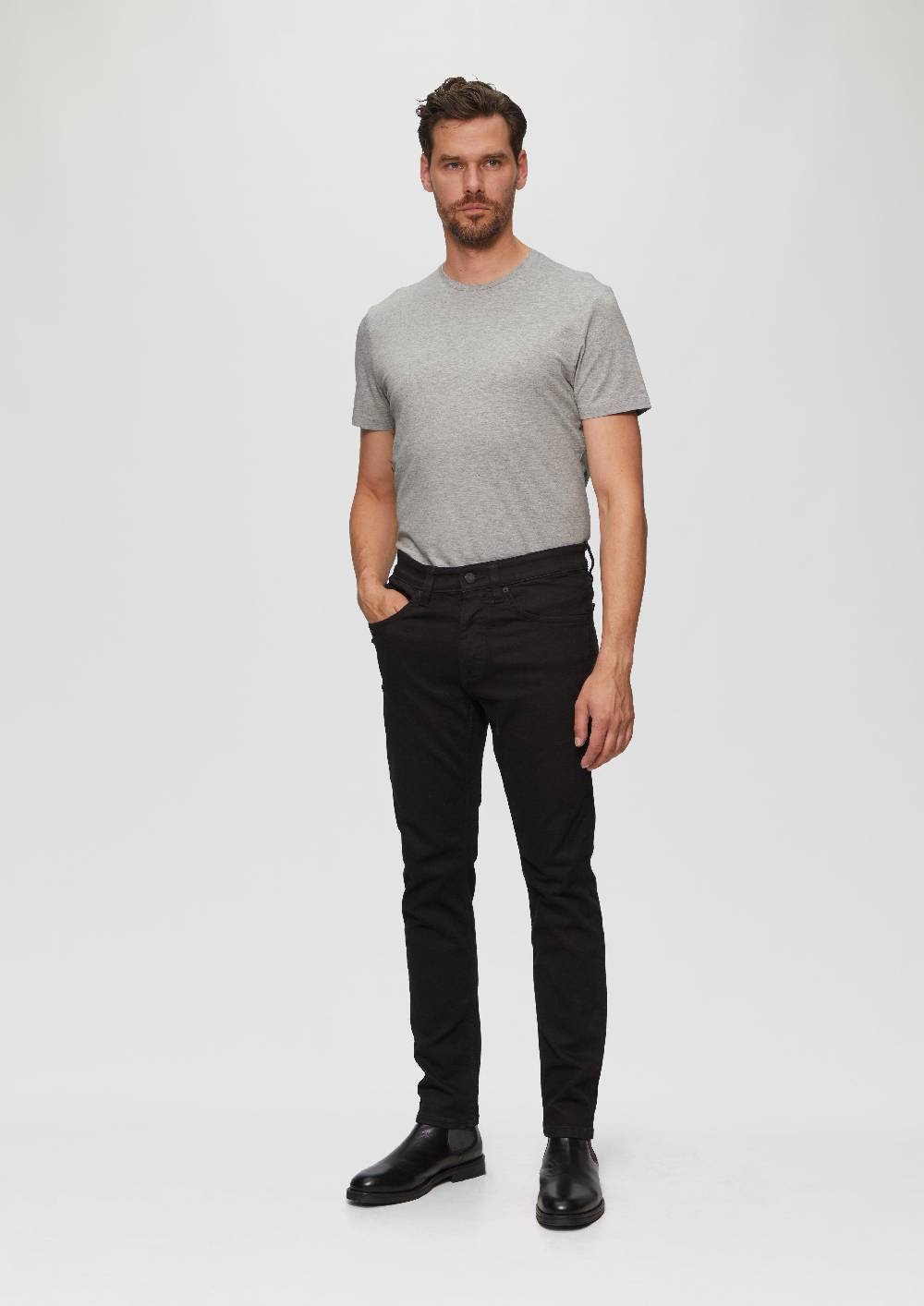 S.Oliver T-Shirt Aus Baumwollstretch