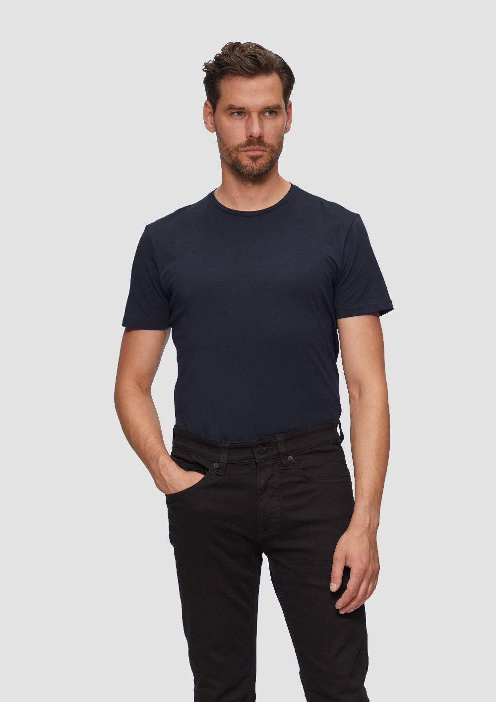 S.Oliver T-Shirt Aus Baumwollstretch