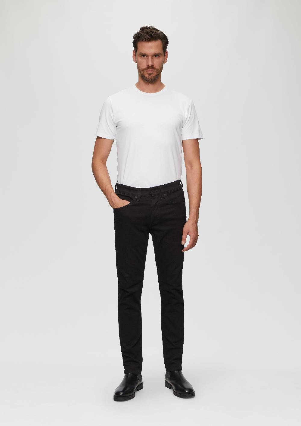 S.Oliver T-Shirt Aus Baumwollstretch