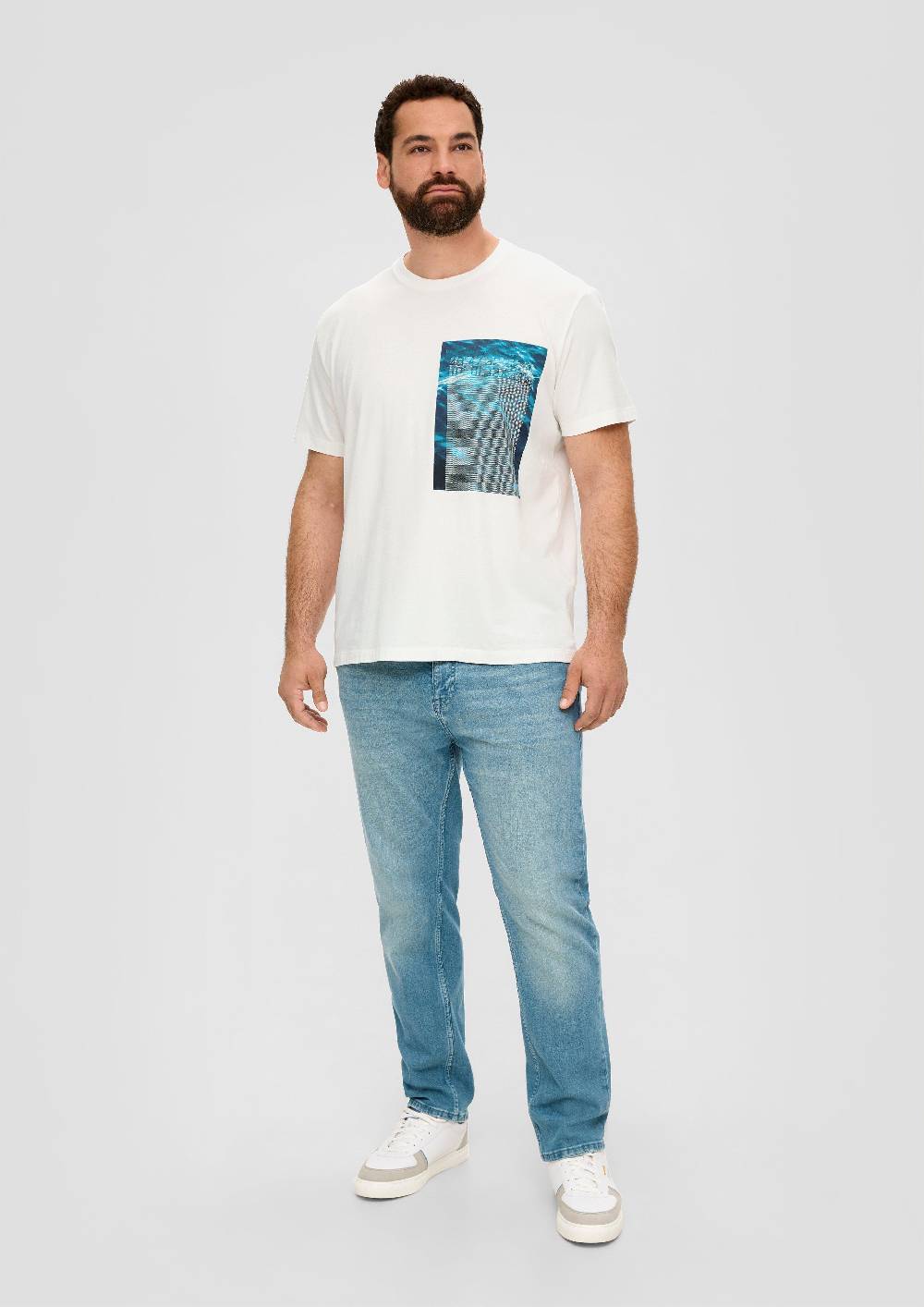 S.Oliver T-Shirt Aus Baumwollstretch