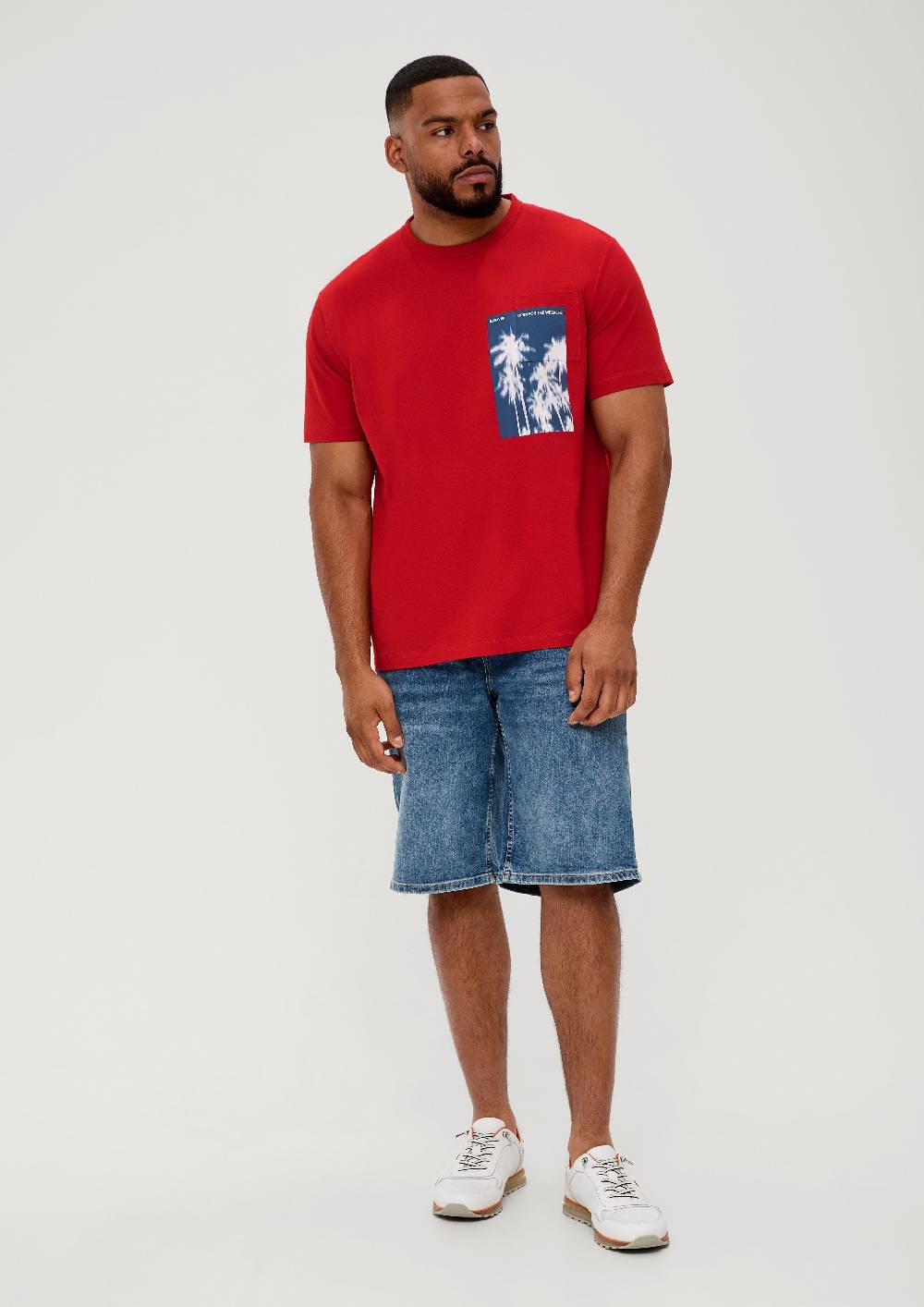 S.Oliver T-Shirt Aus Baumwollstretch