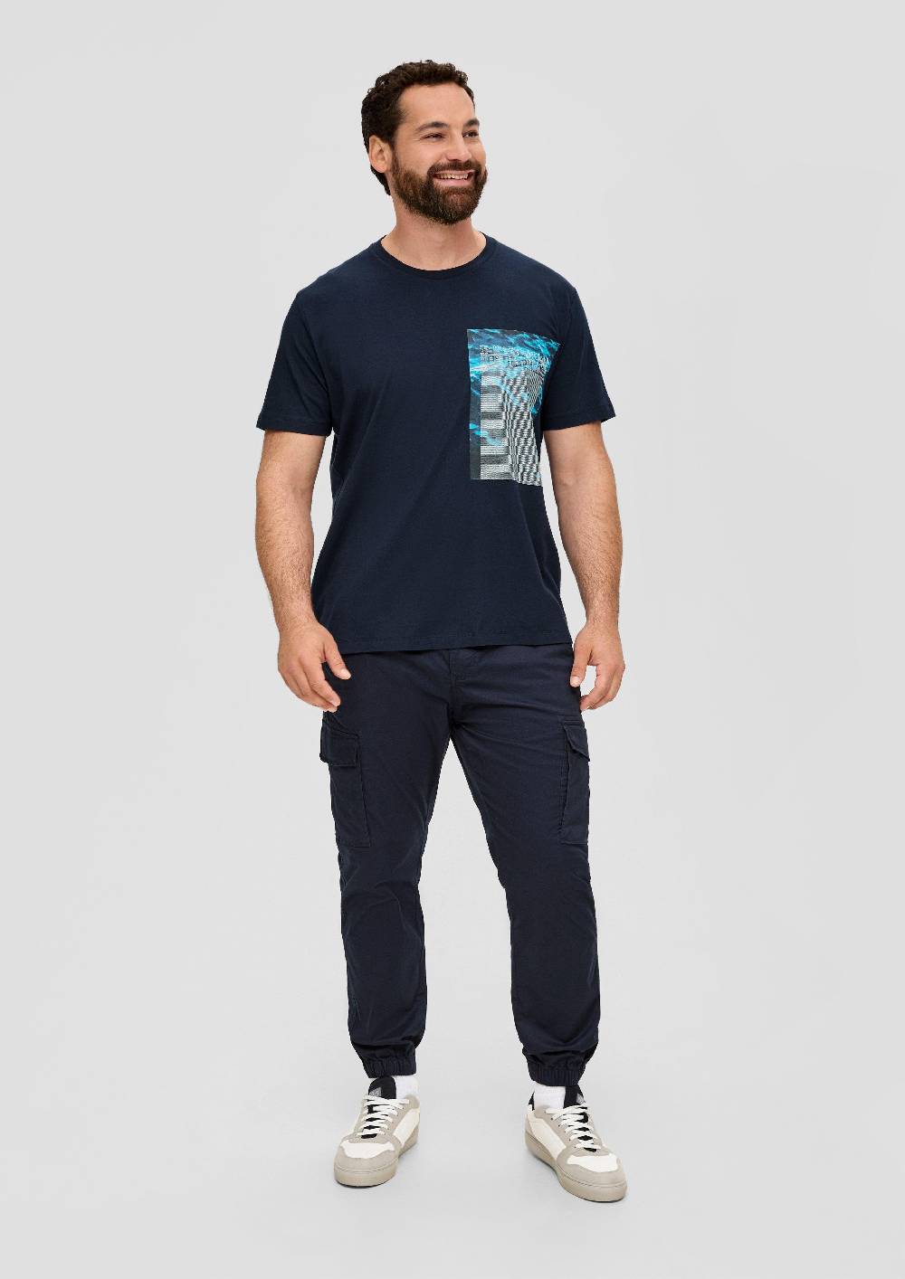 S.Oliver T-Shirt Aus Baumwollstretch