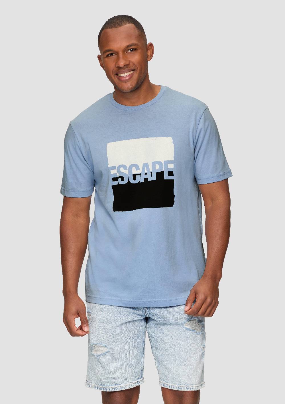 S.Oliver T-Shirt Aus Jersey Mit Frontprint