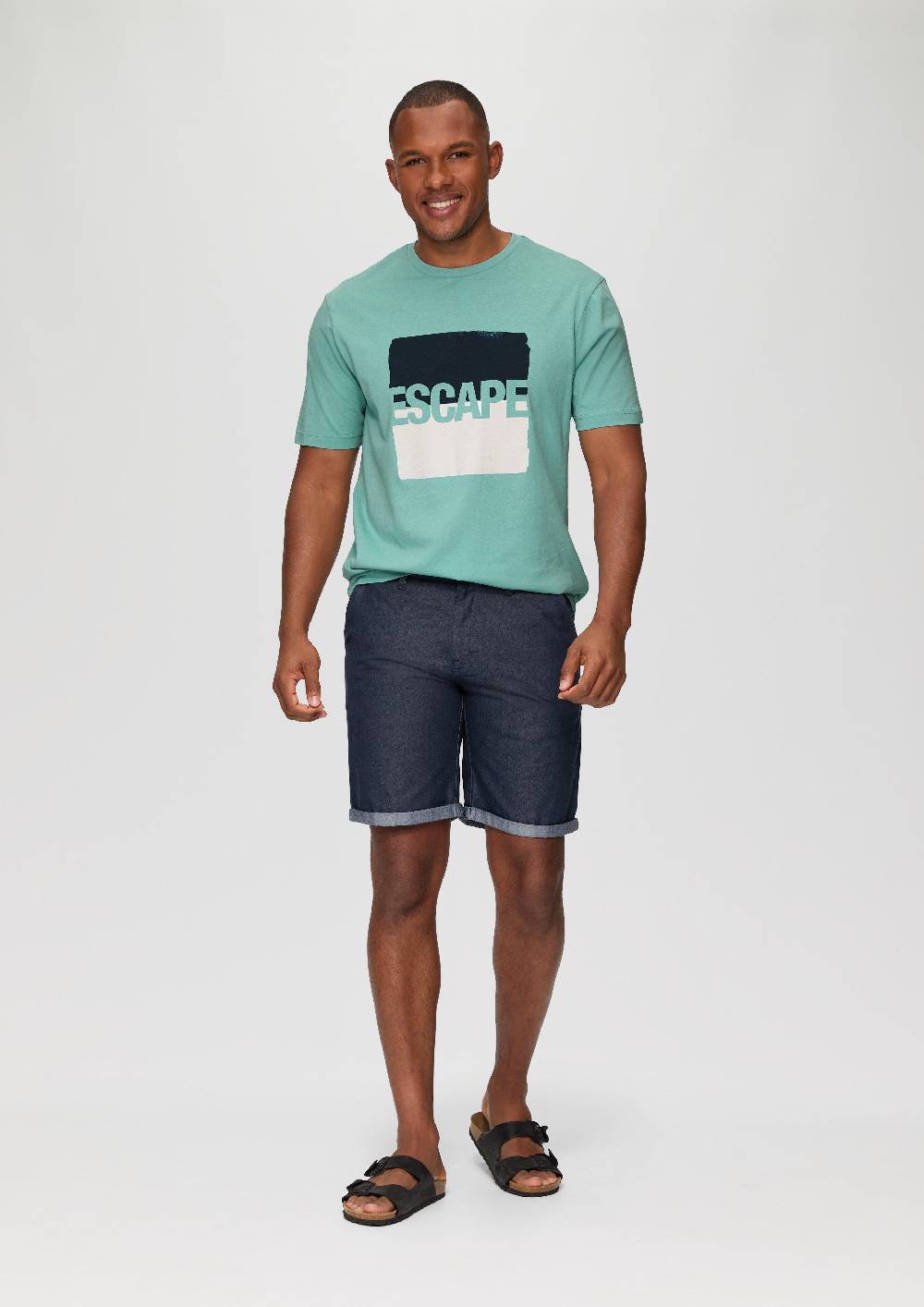 S.Oliver T-Shirt Aus Jersey Mit Frontprint