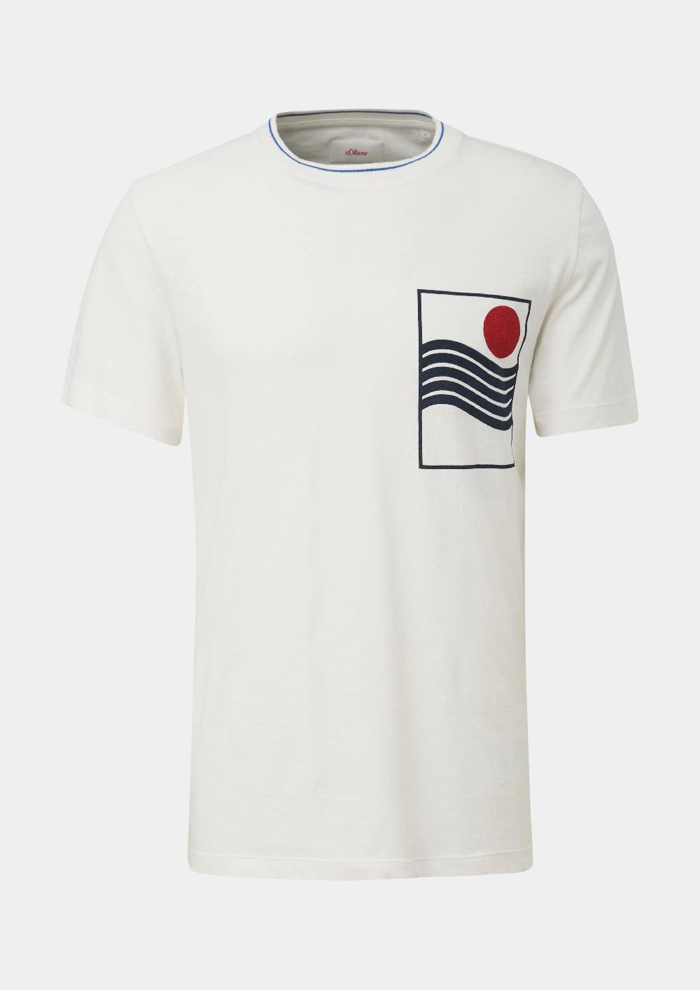 S.Oliver T-Shirt Aus Leinenmix