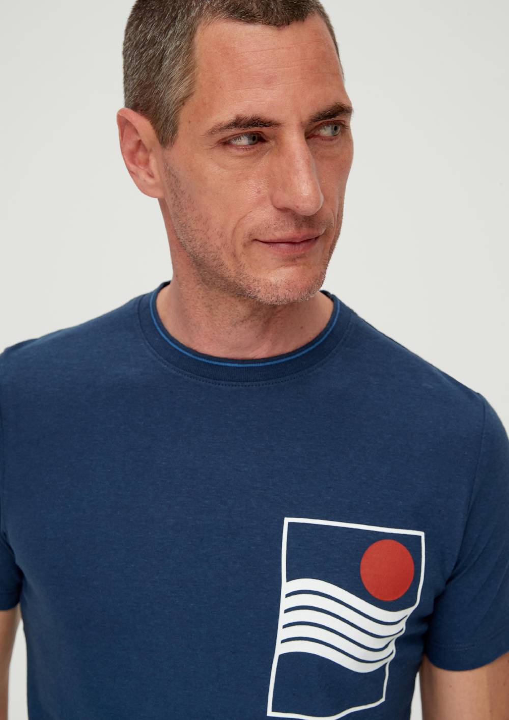 S.Oliver T-Shirt Aus Leinenmix