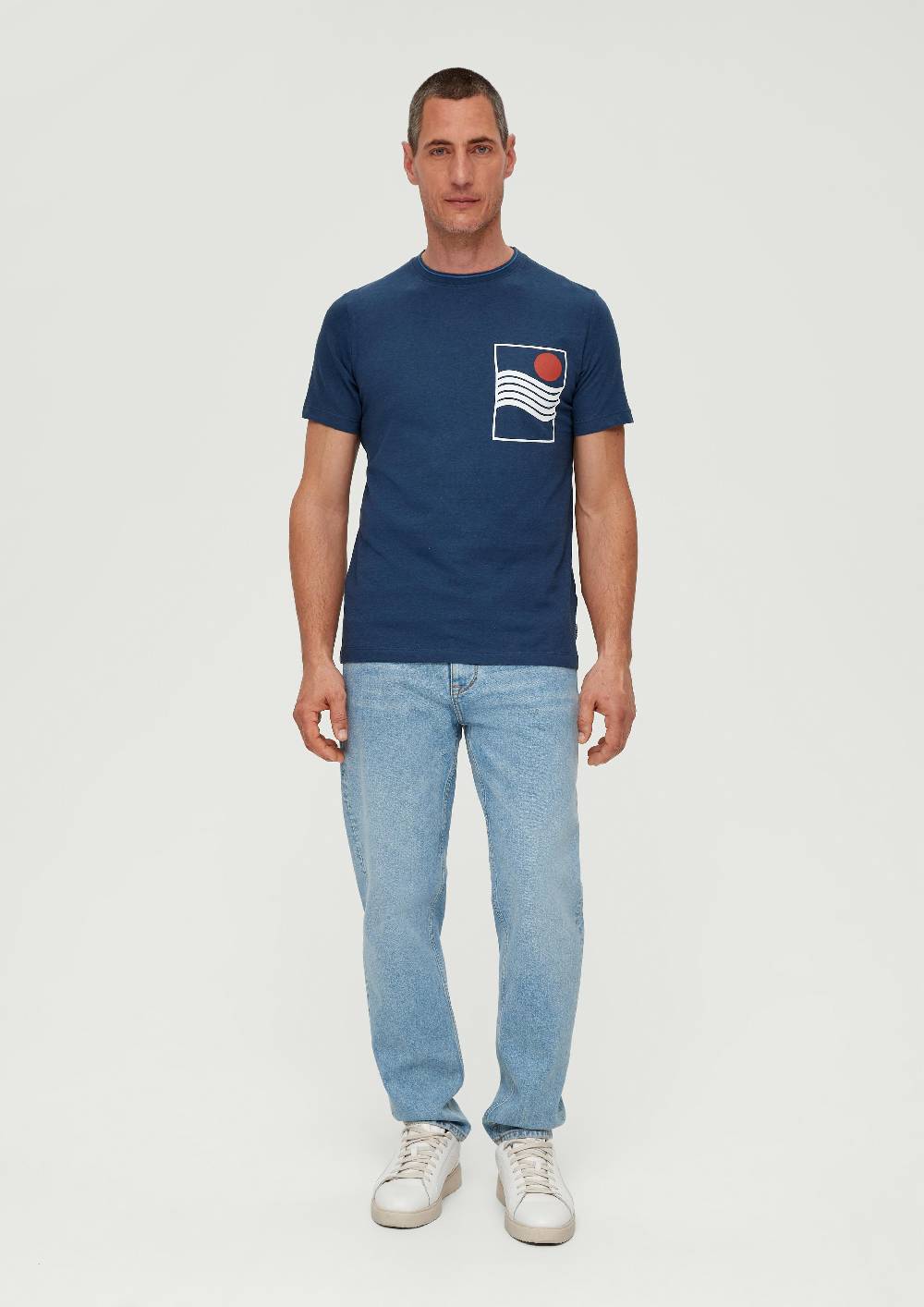 S.Oliver T-Shirt Aus Leinenmix