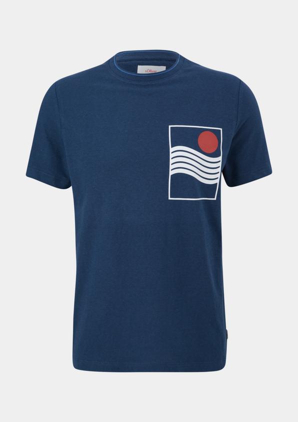 s.Oliver T-Shirt aus Leinenmix
