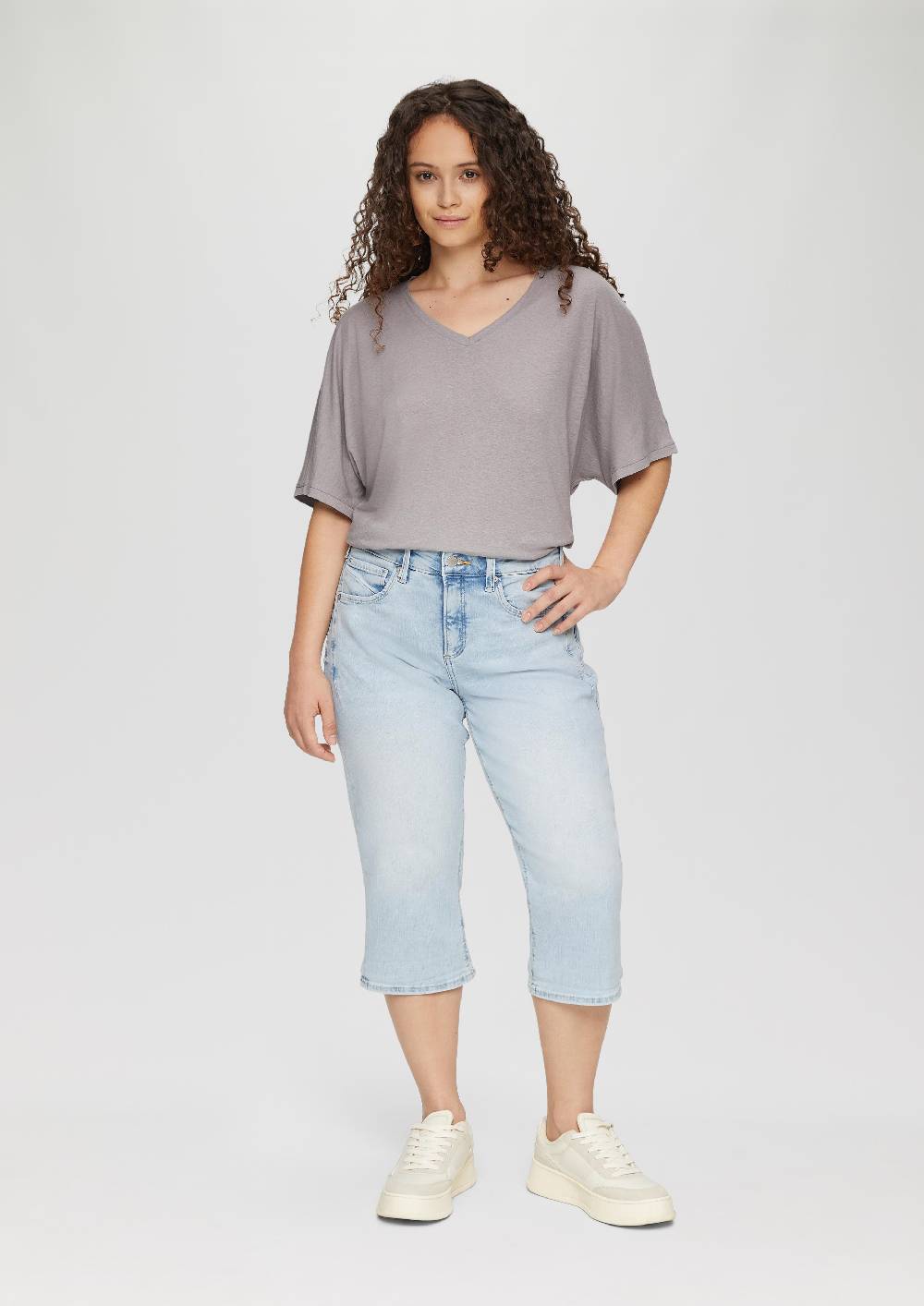 S.Oliver T-Shirt Aus Leinenmix Im Relaxed Fit