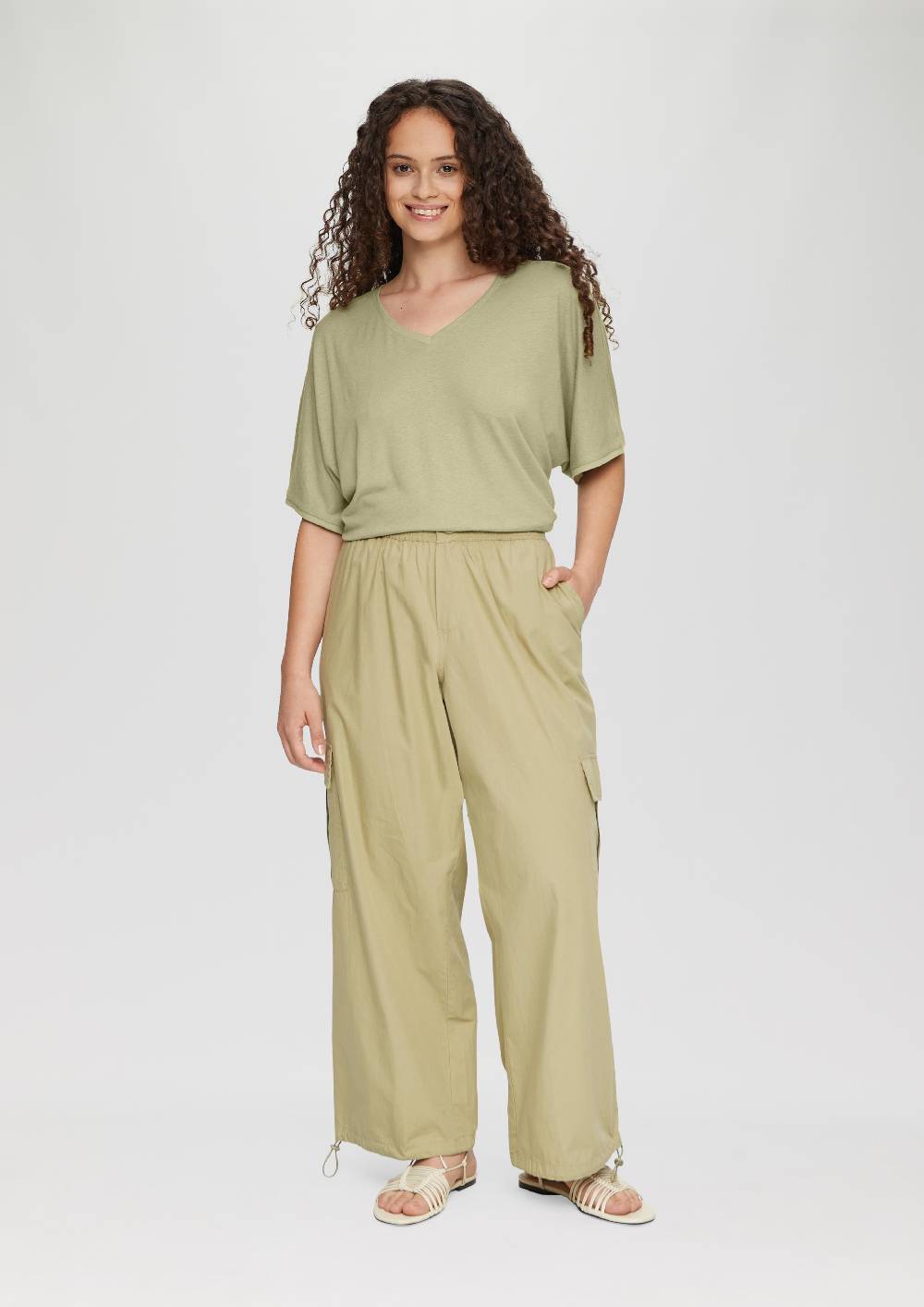 S.Oliver T-Shirt Aus Leinenmix Im Relaxed Fit