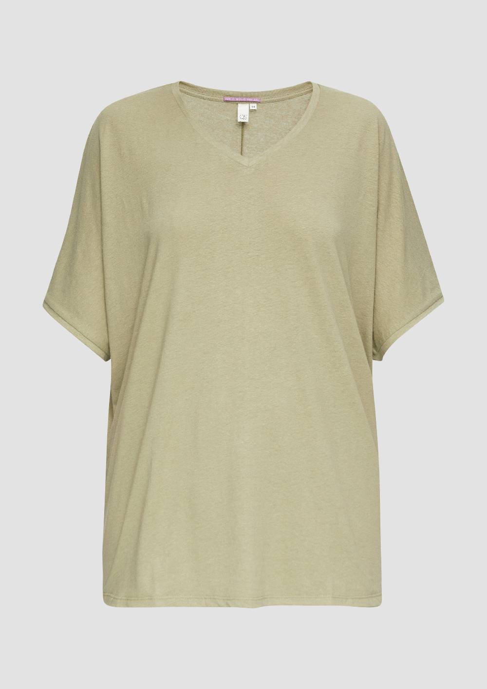 S.Oliver T-Shirt Aus Leinenmix Im Relaxed Fit