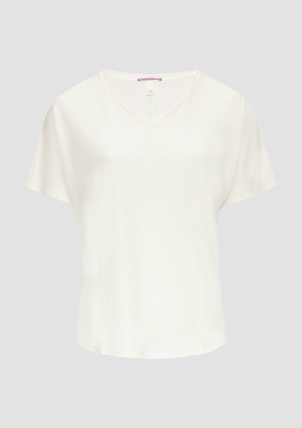 S.Oliver T-Shirt Aus Leinenmix Im Relaxed Fit