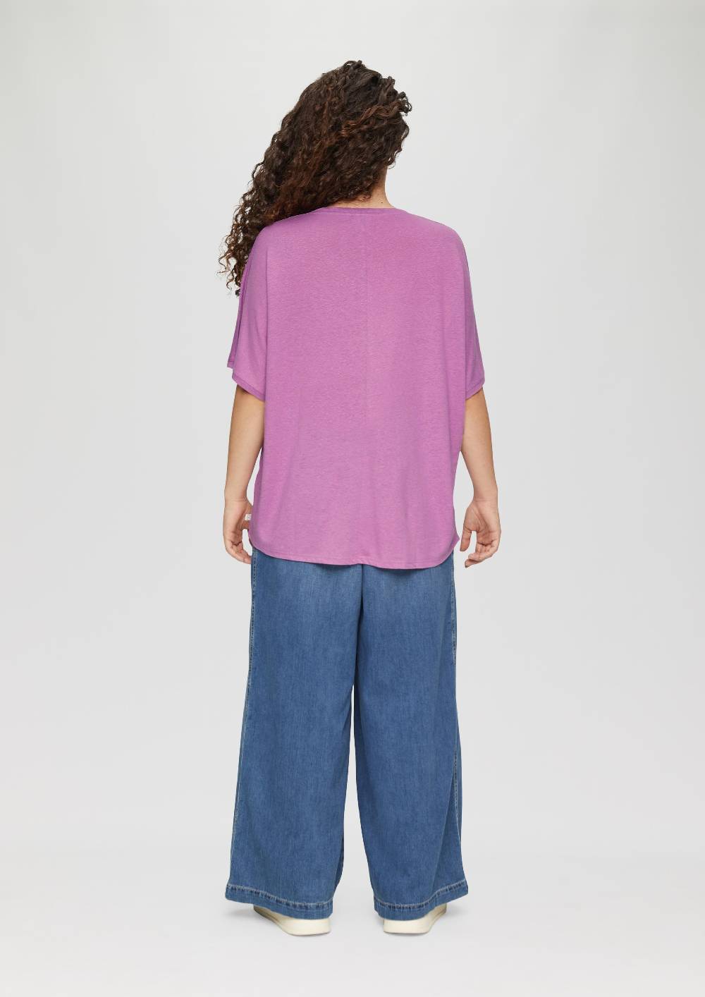 S.Oliver T-Shirt Aus Leinenmix Im Relaxed Fit