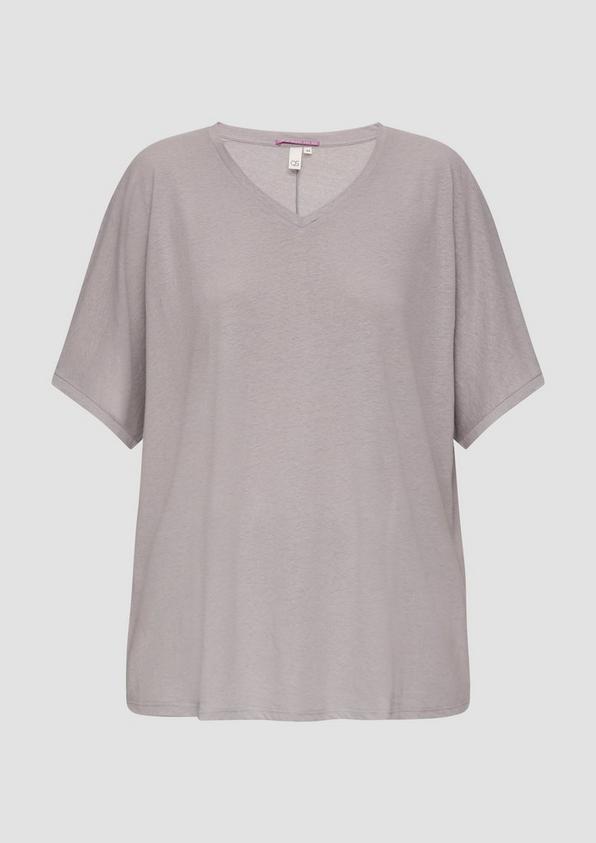 s.Oliver T-Shirt aus Leinenmix im Relaxed Fit