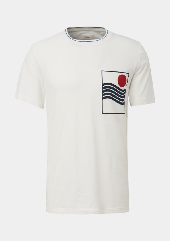 s.Oliver T-Shirt aus Leinenmix