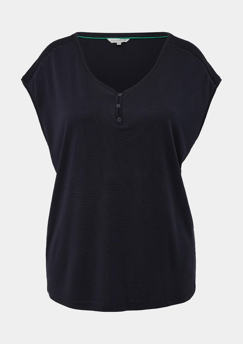 S.Oliver T-Shirt Aus Piquéjersey