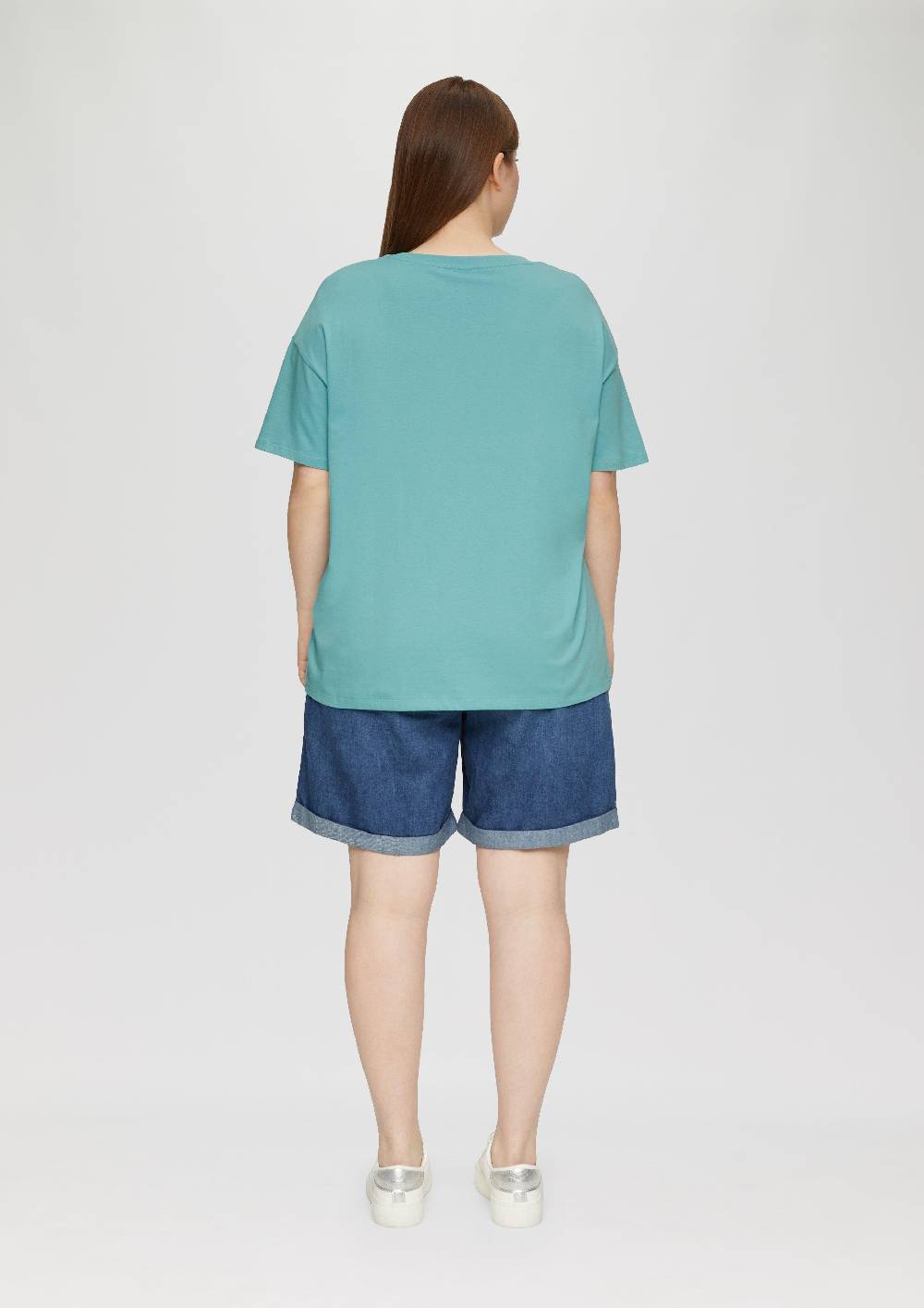 S.Oliver T-Shirt Aus Reiner Baumwolle