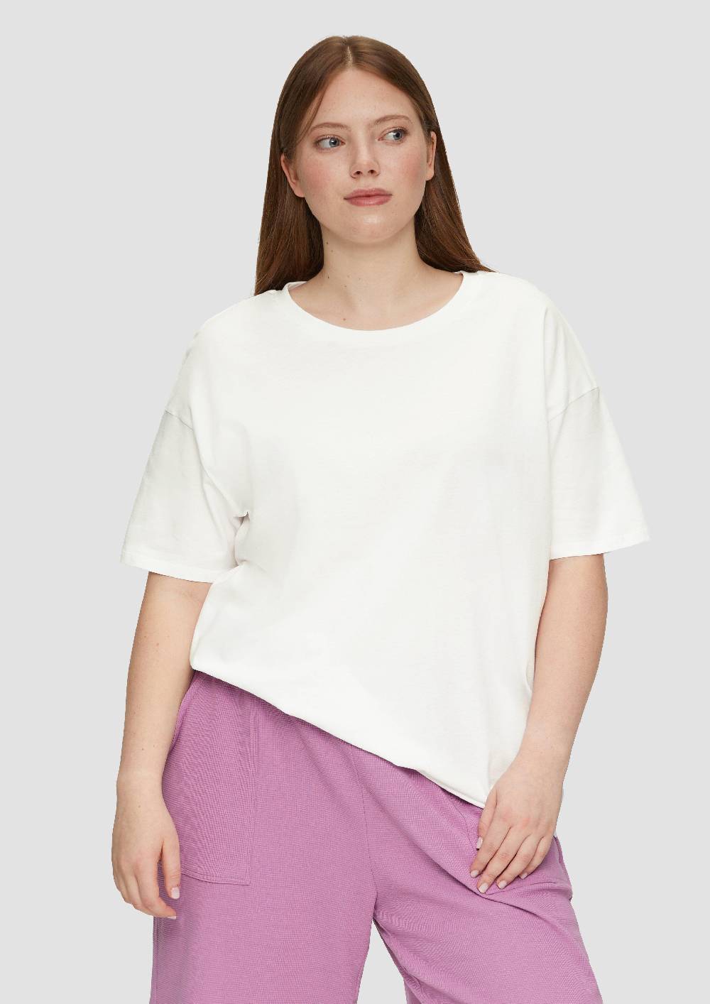 S.Oliver T-Shirt Aus Reiner Baumwolle