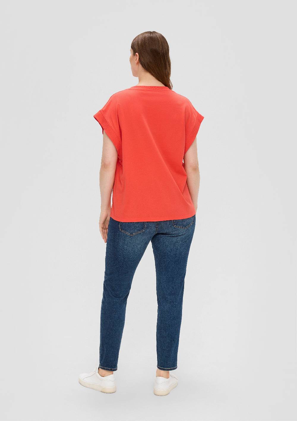 S.Oliver T-Shirt Aus Reiner Baumwolle