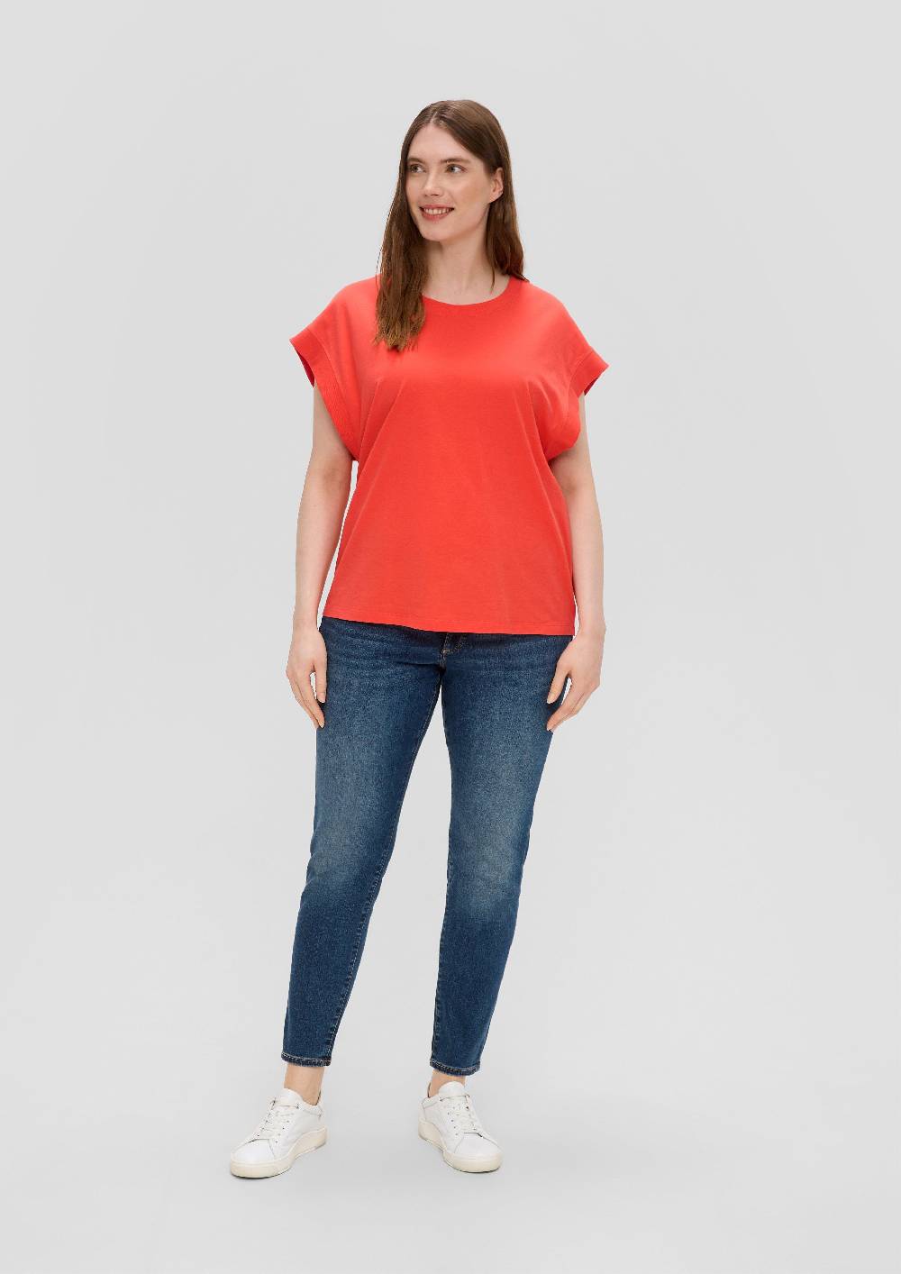 S.Oliver T-Shirt Aus Reiner Baumwolle