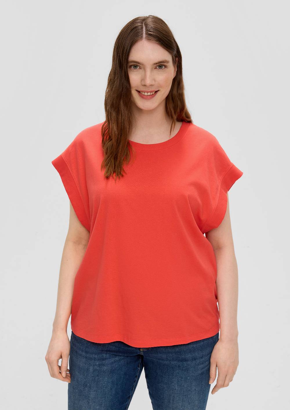 S.Oliver T-Shirt Aus Reiner Baumwolle