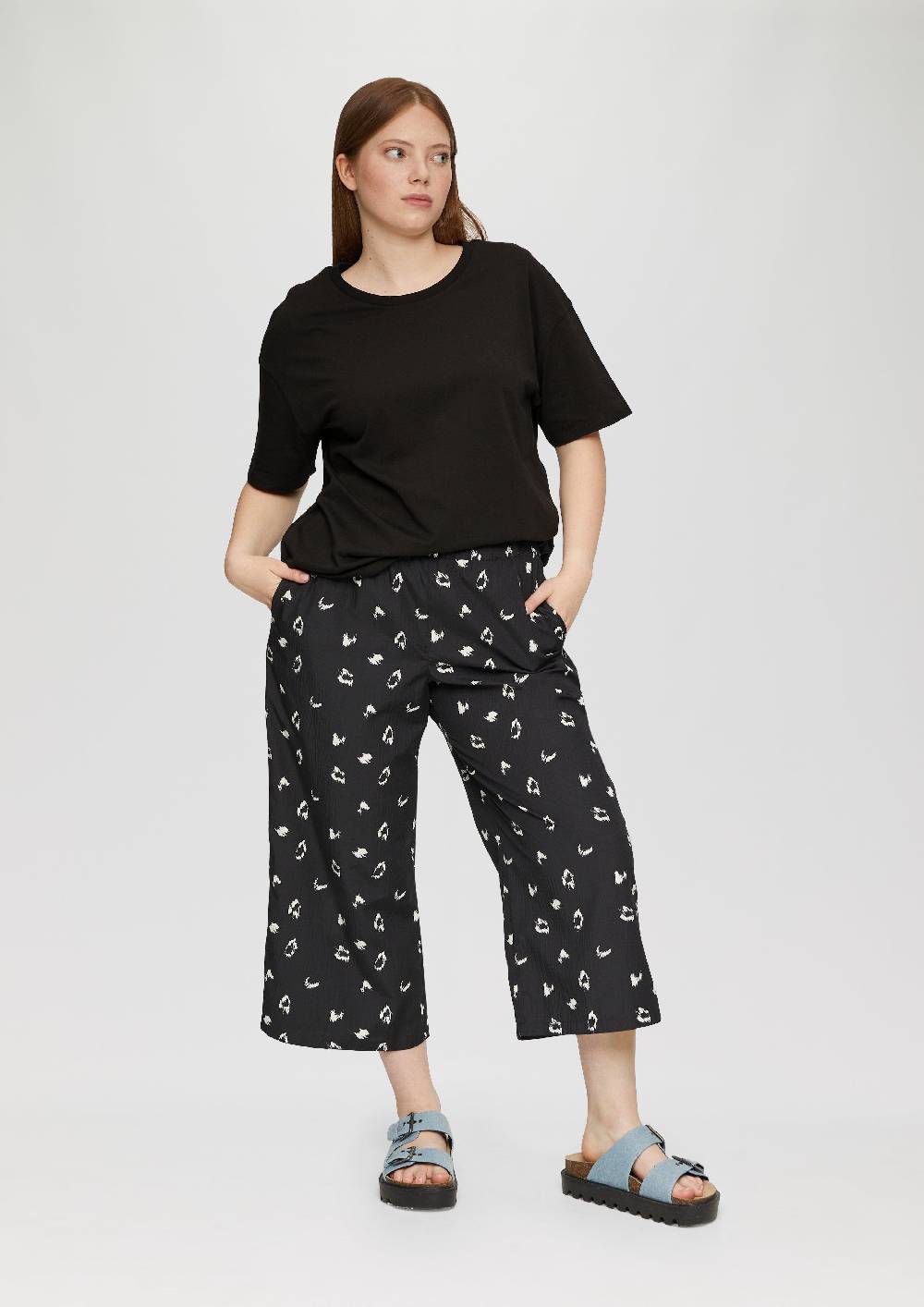 S.Oliver T-Shirt Aus Reiner Baumwolle